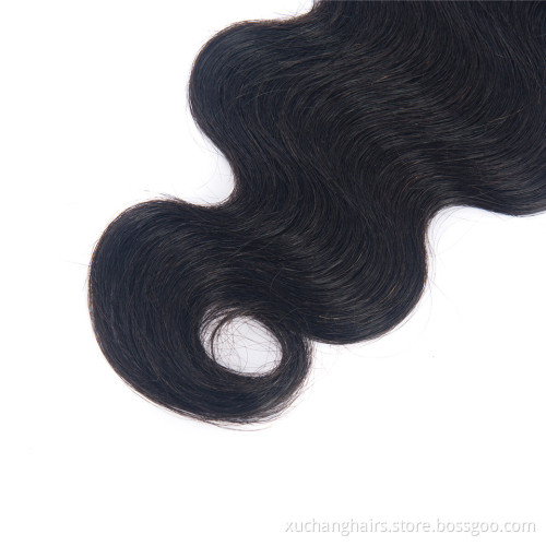 Cheapest Vendors 100 Unprocessed Original Human Hair Lace Frontal Natural Color Lace Closure